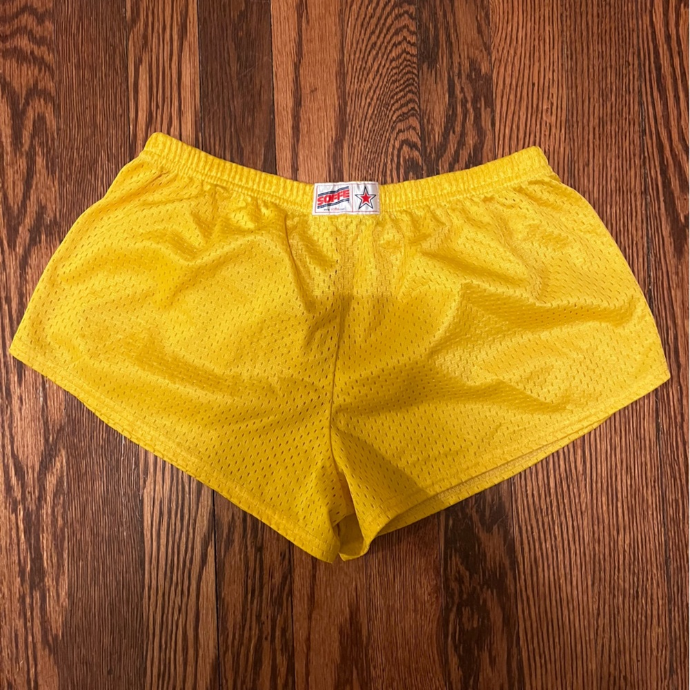 Yellow SOFFE booty shorts